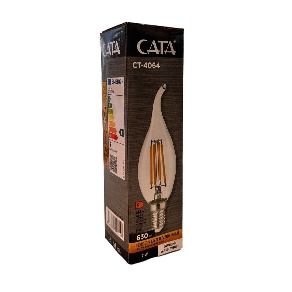 Cata 7 Watt Led Flament Ampul E14 Duy Gün Işığı CT-4064