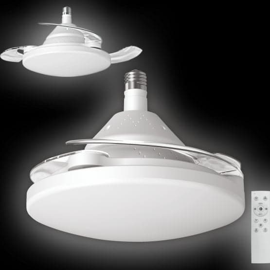 Cata Ct-1156 Dolunay Fan Led Ampul  Hayalet Pervaneli Beyaz